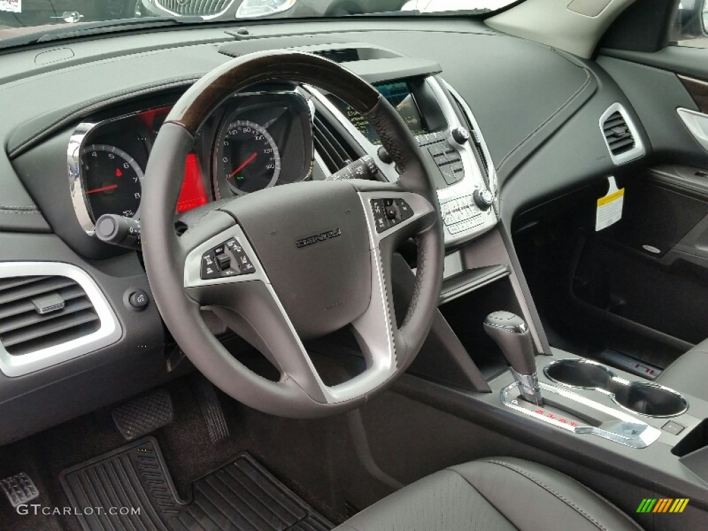 Jet Black Interior 2016 GMC Terrain Denali AWD Photo #109289364