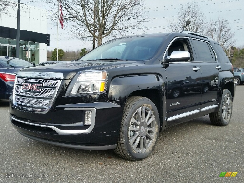 Onyx Black 2016 GMC Terrain Denali AWD Exterior Photo #109289752