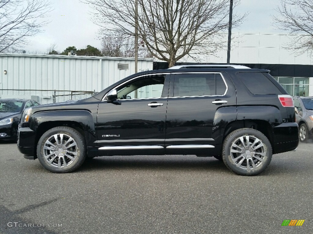 2016 Terrain Denali AWD - Onyx Black / Jet Black photo #3