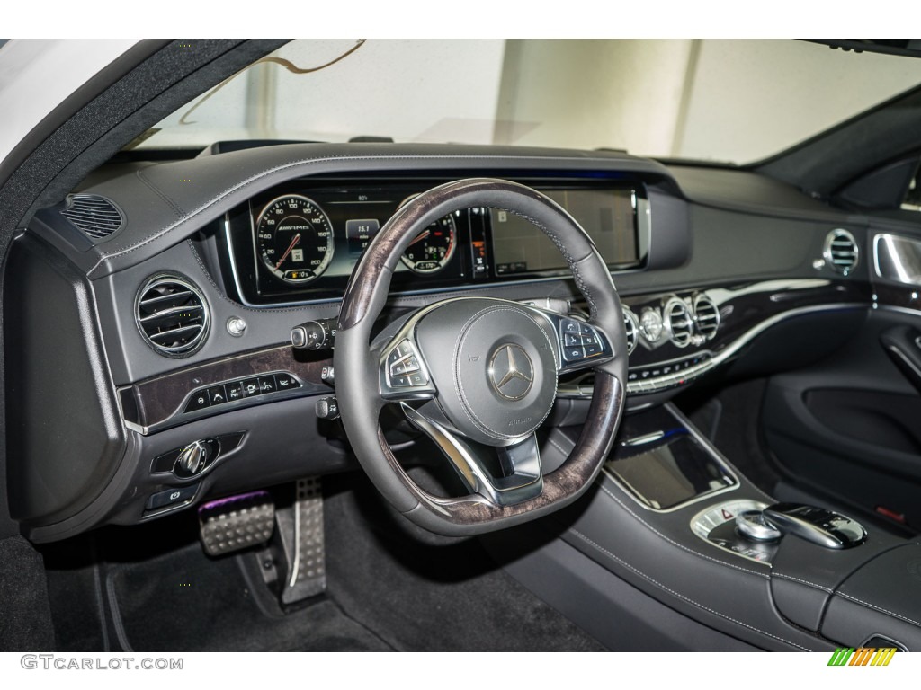 designo Black Interior 2016 Mercedes-Benz S 63 AMG 4Matic Sedan Photo #109290265