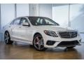 designo Diamond White Metallic 2016 Mercedes-Benz S 63 AMG 4Matic Sedan Exterior
