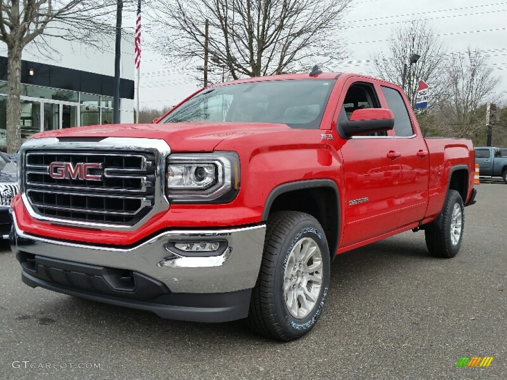 2016 Sierra 1500 SLE Double Cab 4WD - Cardinal Red / Jet Black photo #1