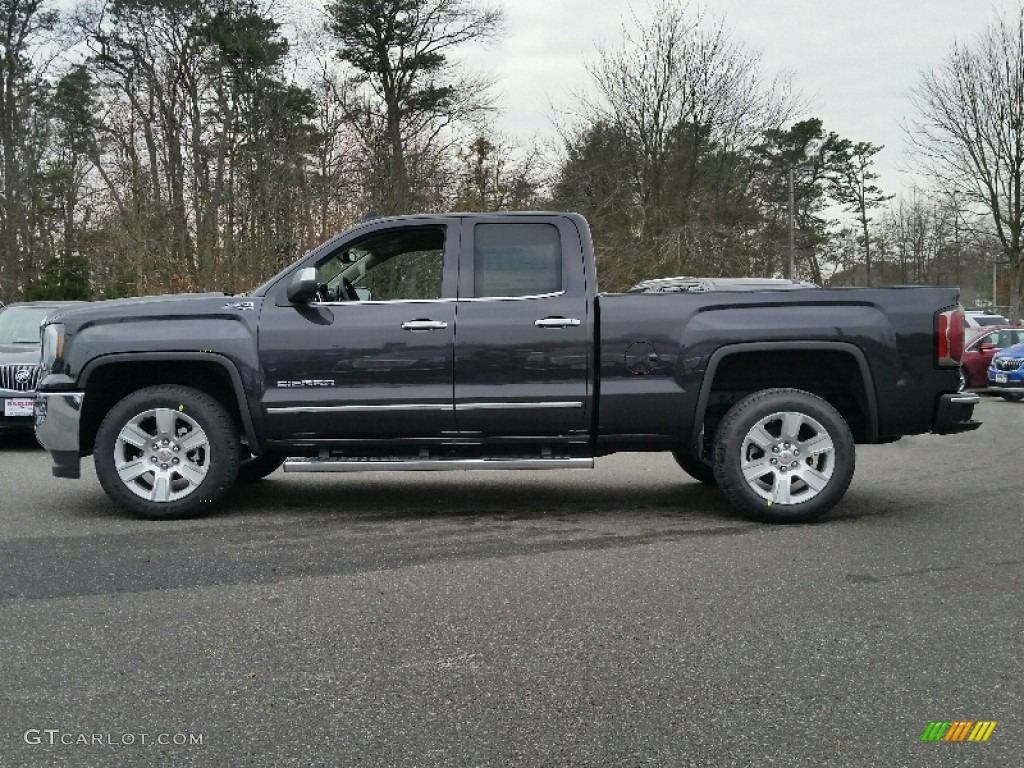 Iridium Metallic 2016 GMC Sierra 1500 SLT Double Cab 4WD Exterior Photo #109292237