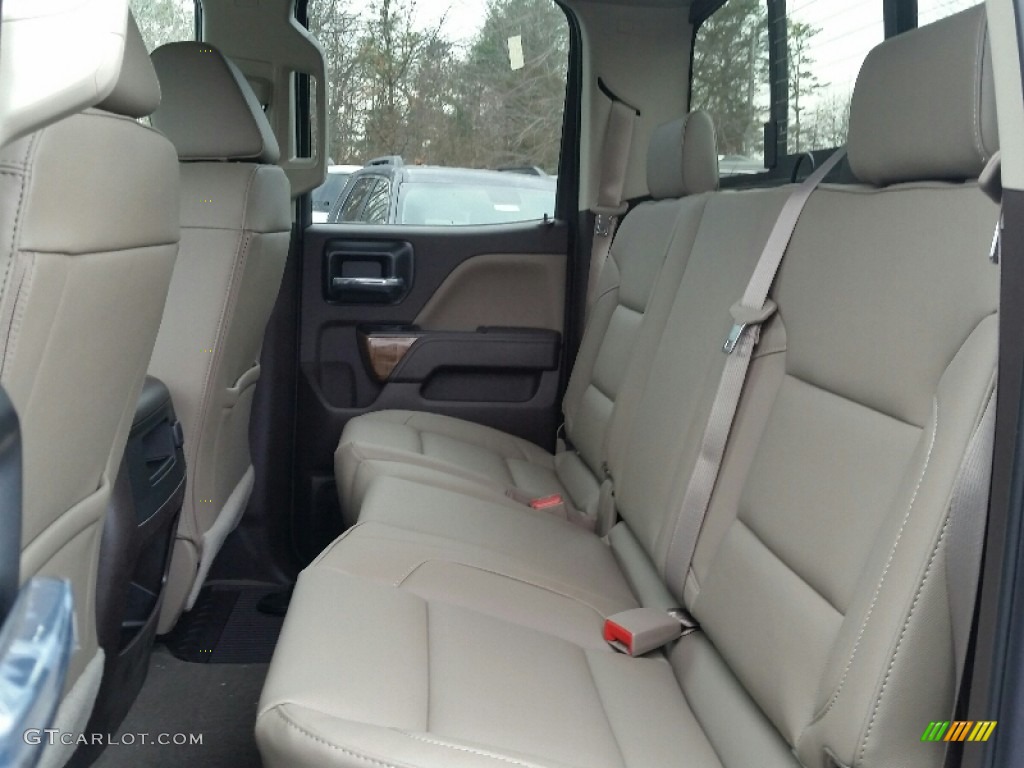 2016 GMC Sierra 1500 SLT Double Cab 4WD Rear Seat Photo #109292329