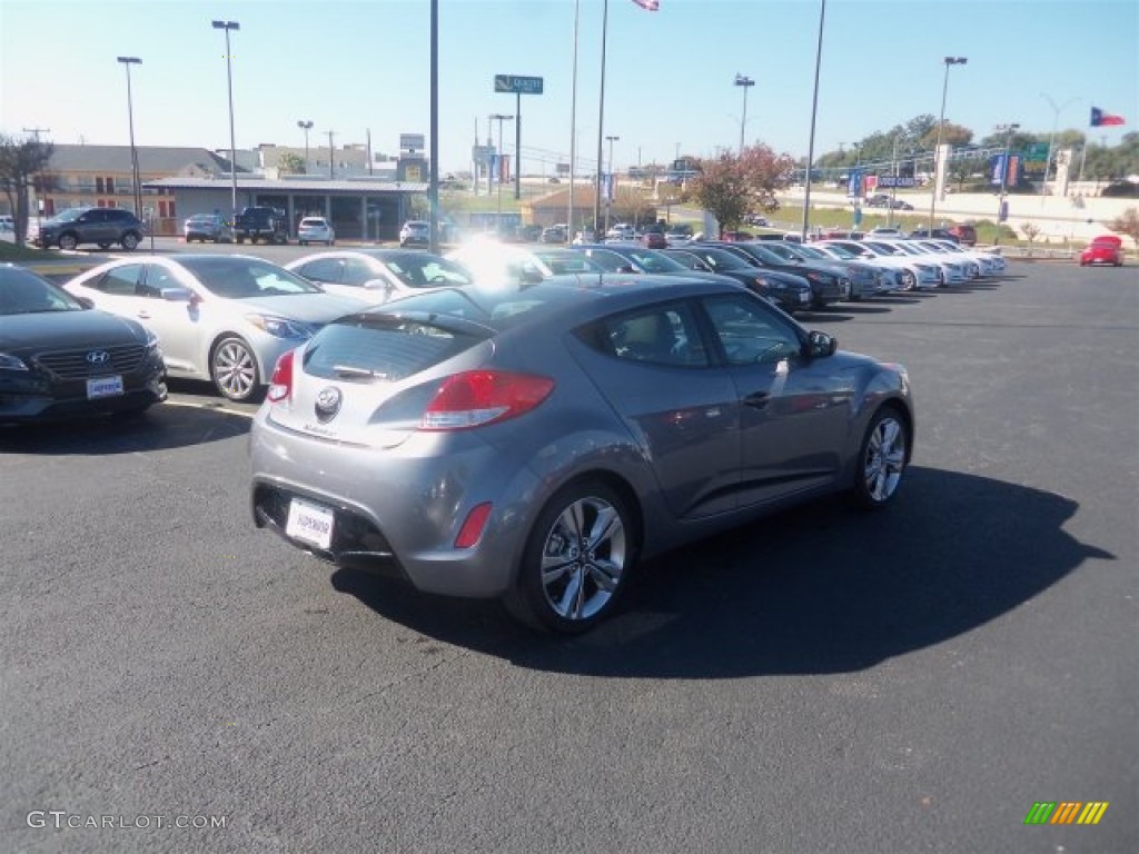 2016 Veloster  - Triathlon Gray / Black/Yellow photo #10