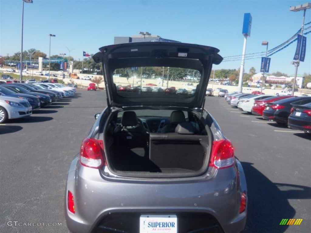 2016 Veloster  - Triathlon Gray / Black/Yellow photo #18