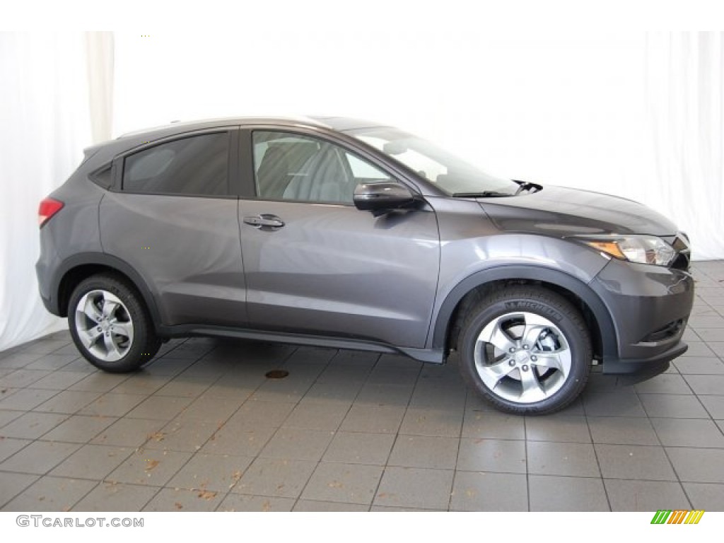 Modern Steel Metallic 2016 Honda HR-V EX-L Navi Exterior Photo #109297453