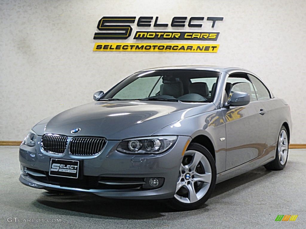 2011 3 Series 335i Convertible - Space Gray Metallic / Gray Dakota Leather photo #1