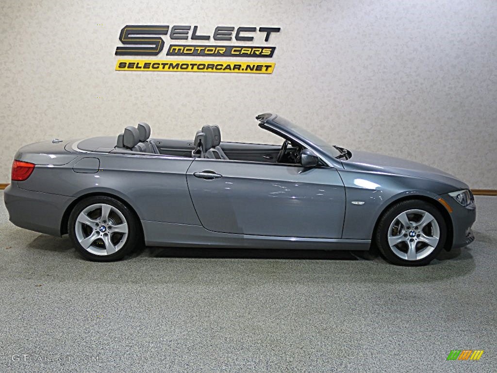 2011 3 Series 335i Convertible - Space Gray Metallic / Gray Dakota Leather photo #5