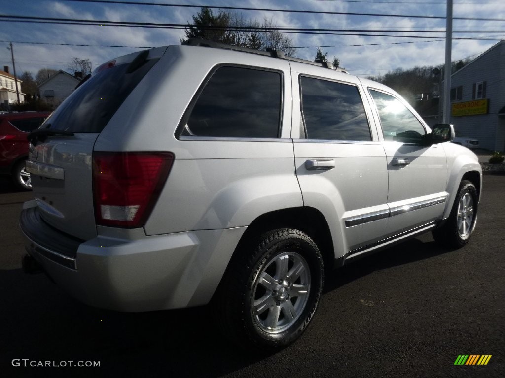 2008 Grand Cherokee Limited 4x4 - Bright Silver Metallic / Dark Khaki/Light Graystone photo #5
