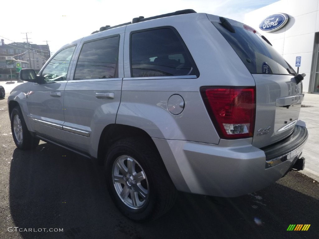2008 Grand Cherokee Limited 4x4 - Bright Silver Metallic / Dark Khaki/Light Graystone photo #7