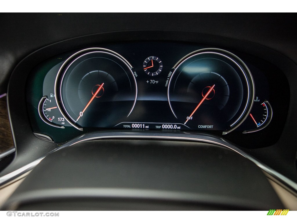 2016 BMW 7 Series 750i xDrive Sedan Gauges Photo #109300048