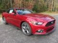 Ruby Red Metallic 2016 Ford Mustang V6 Convertible Exterior