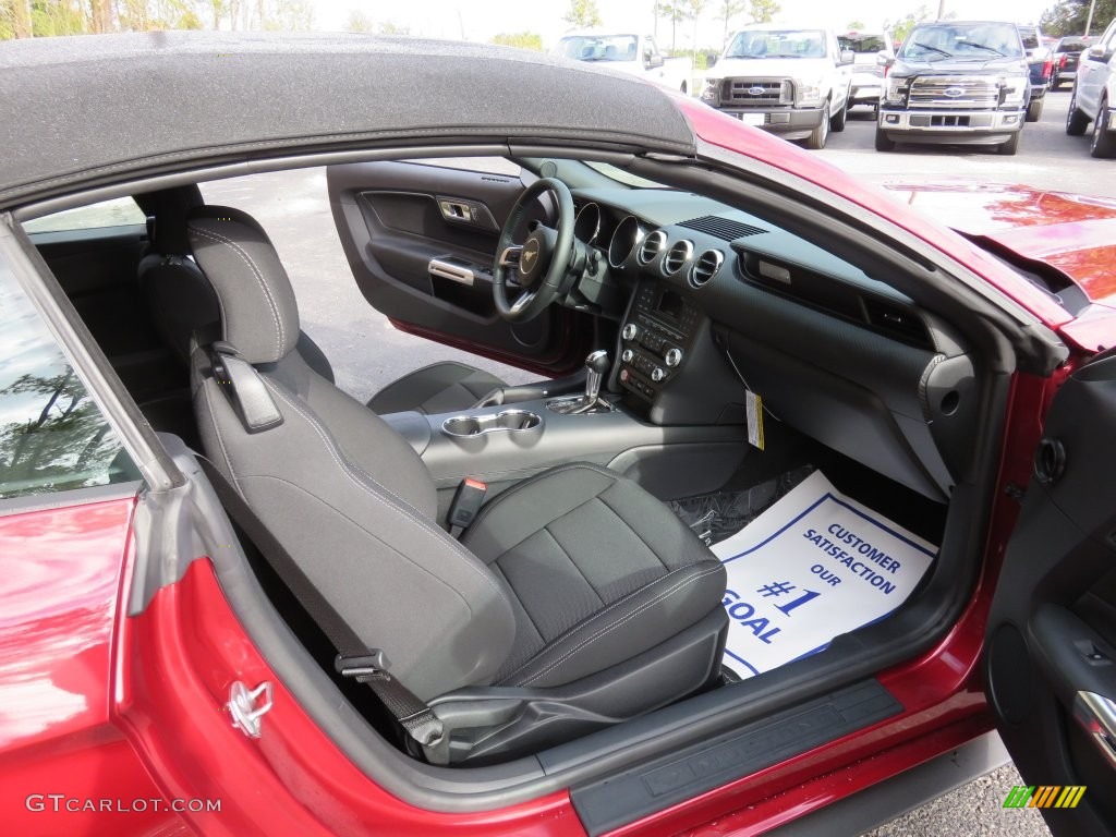 2016 Mustang V6 Convertible - Ruby Red Metallic / Ebony photo #15