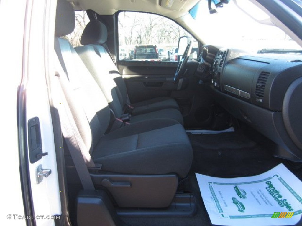 2012 Silverado 2500HD LT Extended Cab 4x4 - Summit White / Light Titanium/Dark Titanium photo #16