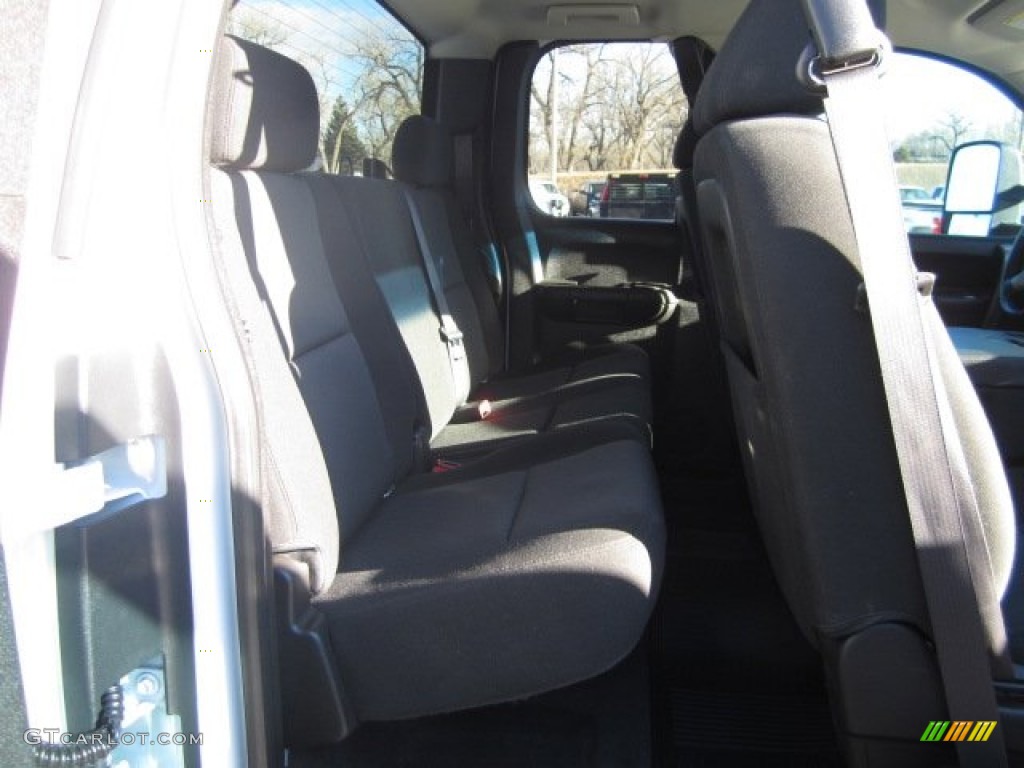 2012 Silverado 2500HD LT Extended Cab 4x4 - Summit White / Light Titanium/Dark Titanium photo #18