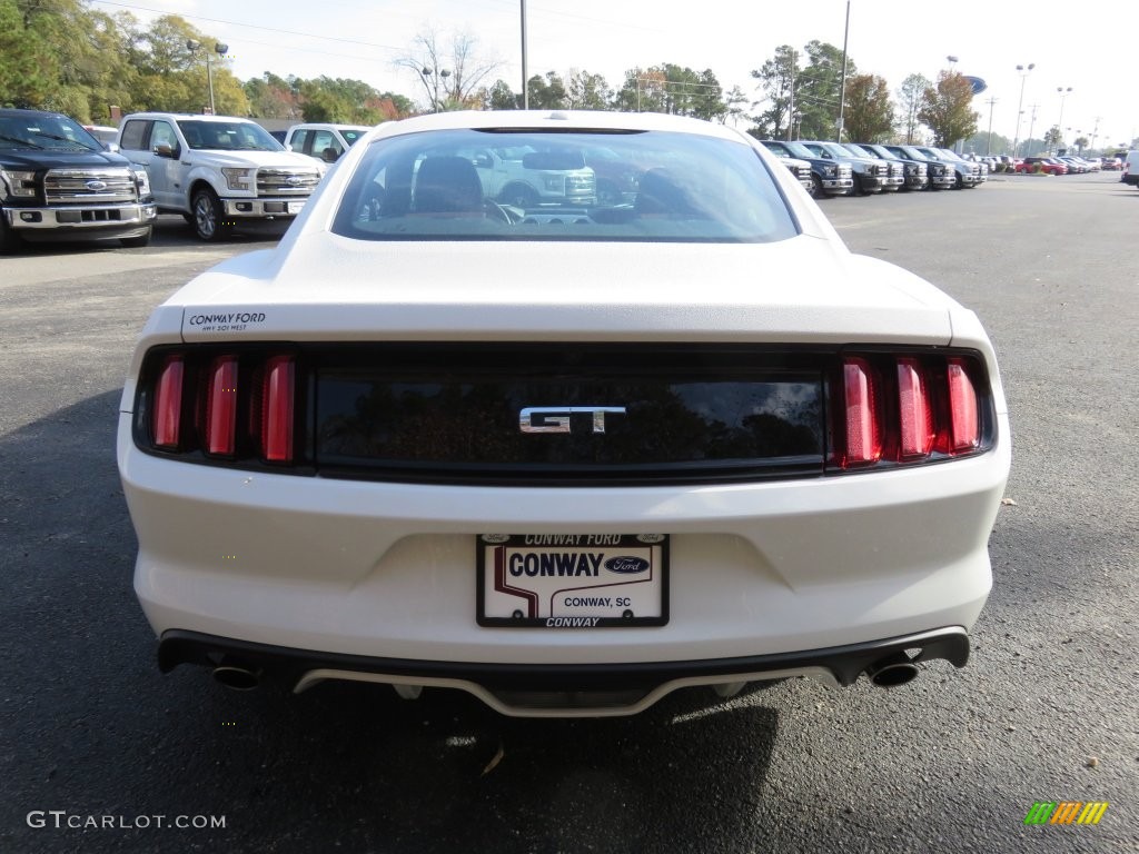 2016 Mustang GT Coupe - Oxford White / Dark Saddle photo #4