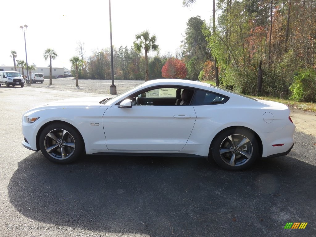 2016 Mustang GT Coupe - Oxford White / Dark Saddle photo #6