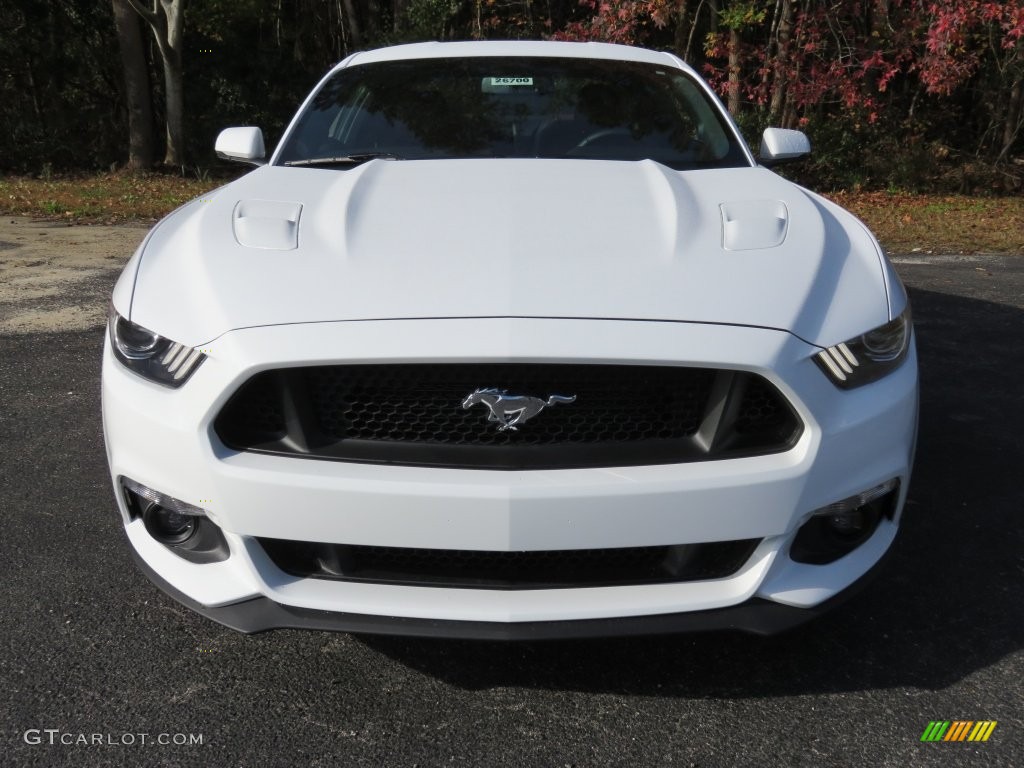 2016 Mustang GT Coupe - Oxford White / Dark Saddle photo #9