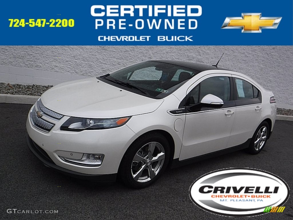 2012 Volt Hatchback - Summit White / Light Neutral/Dark Accents photo #1