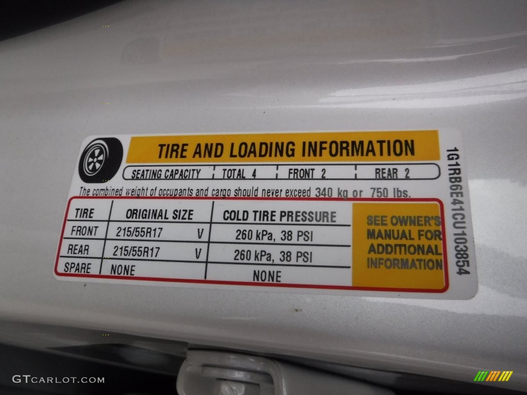 2012 Volt Hatchback - Summit White / Light Neutral/Dark Accents photo #33