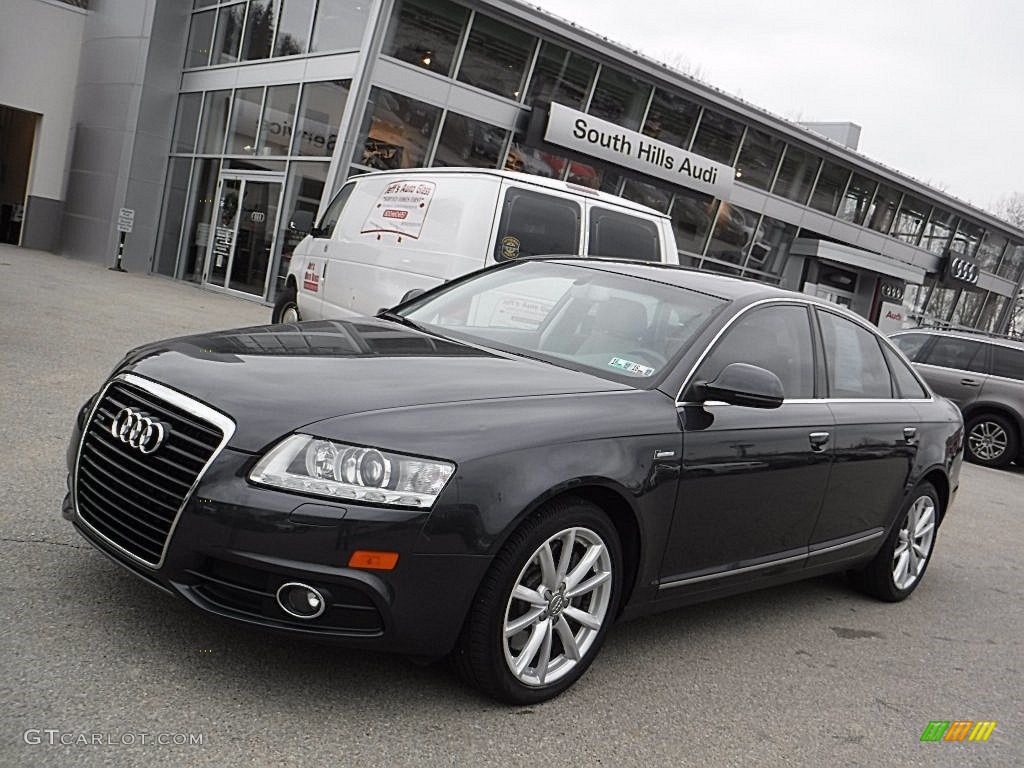 2011 Oyster Gray Metallic Audi A6 3.0T quattro Sedan #109273810 | GTCarLot.com - Color Galleries