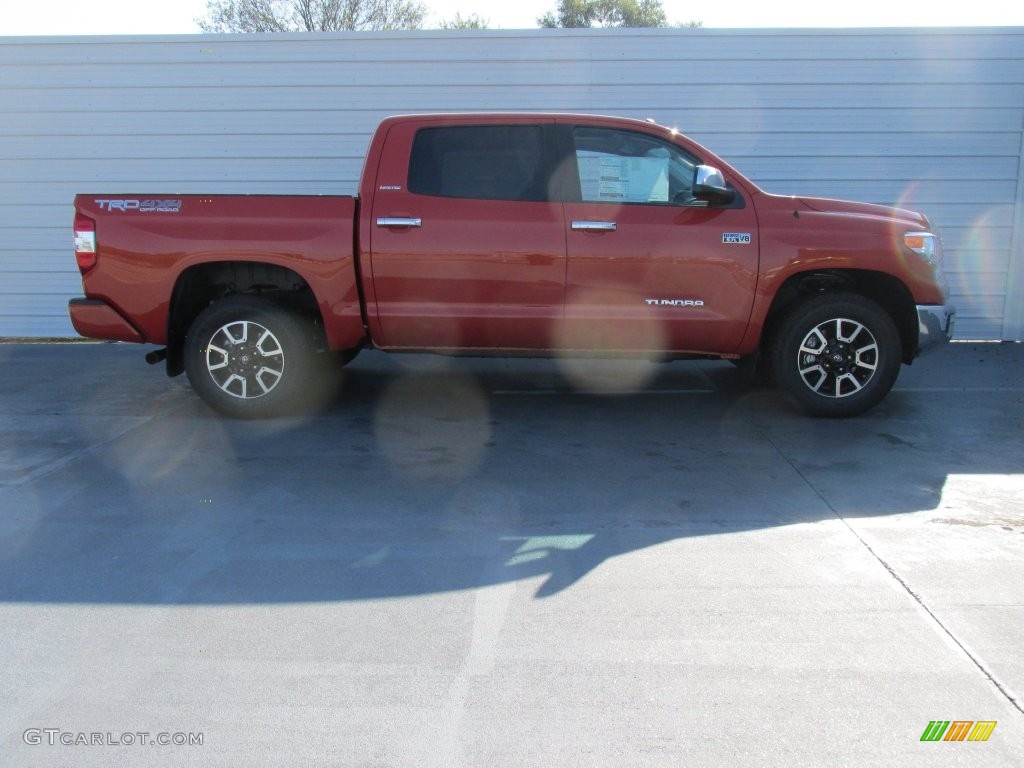 2016 Tundra Limited CrewMax 4x4 - Inferno Orange / Black photo #3