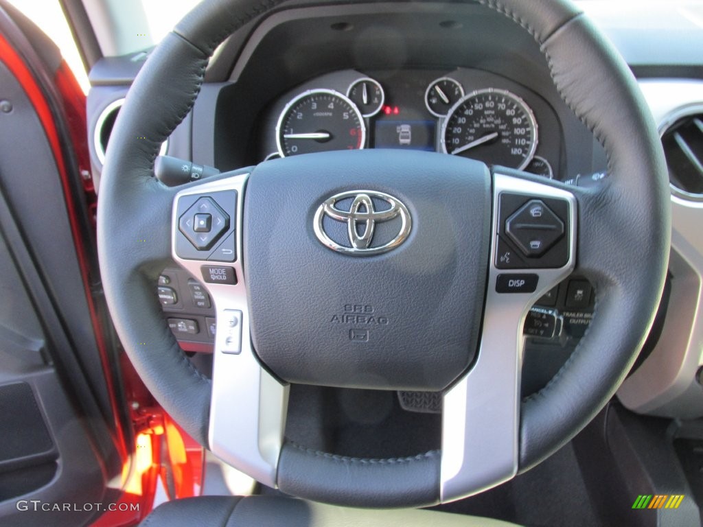 2016 Tundra Limited CrewMax 4x4 - Inferno Orange / Black photo #32