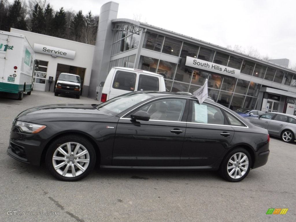 2015 A6 3.0T Premium Plus quattro Sedan - Oolong Gray Metallic / Velvet Beige photo #2