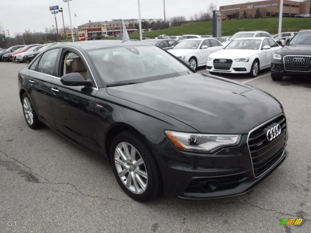 2015 A6 3.0T Premium Plus quattro Sedan - Oolong Gray Metallic / Velvet Beige photo #10