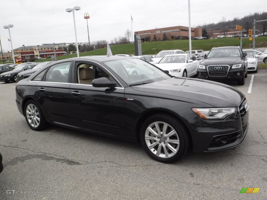 2015 A6 3.0T Premium Plus quattro Sedan - Oolong Gray Metallic / Velvet Beige photo #11