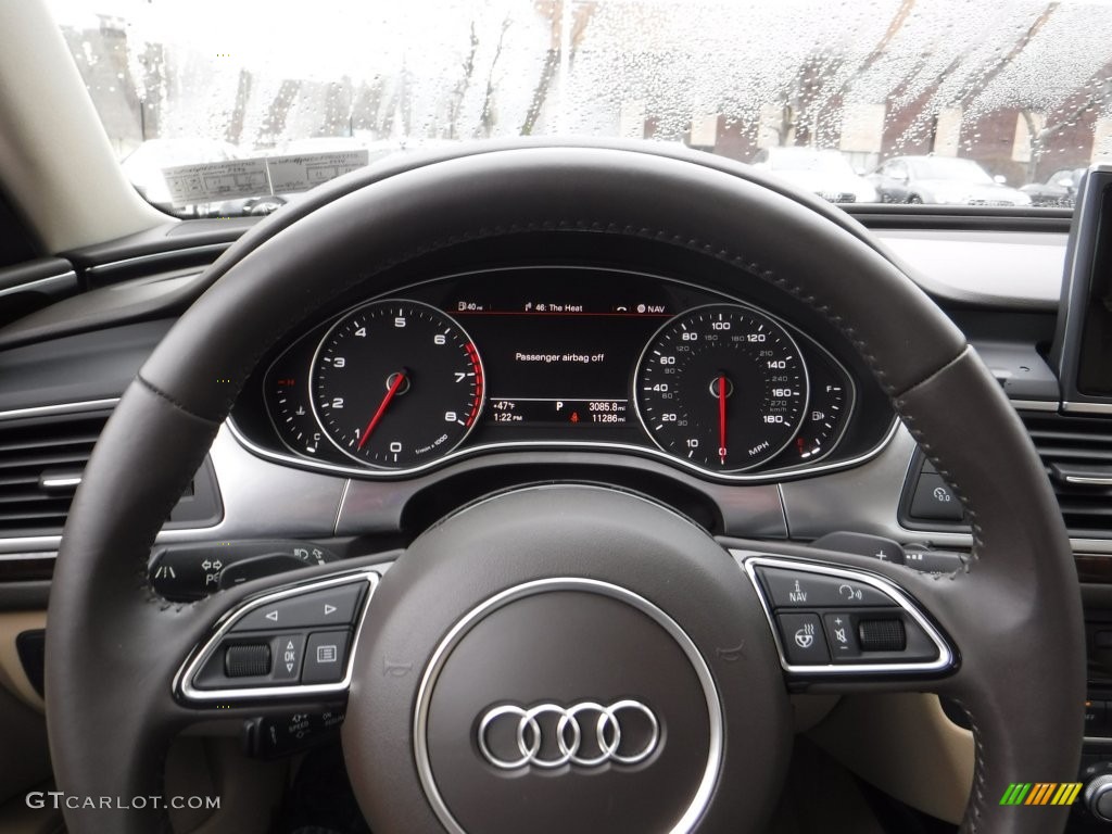 2015 A6 3.0T Premium Plus quattro Sedan - Oolong Gray Metallic / Velvet Beige photo #30