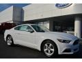 Oxford White 2016 Ford Mustang V6 Coupe Exterior