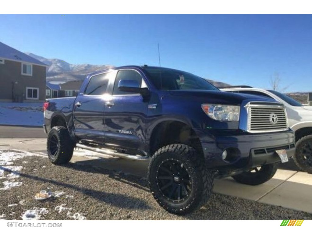 2012 Tundra Limited CrewMax 4x4 - Nautical Blue Metallic / Graphite photo #4