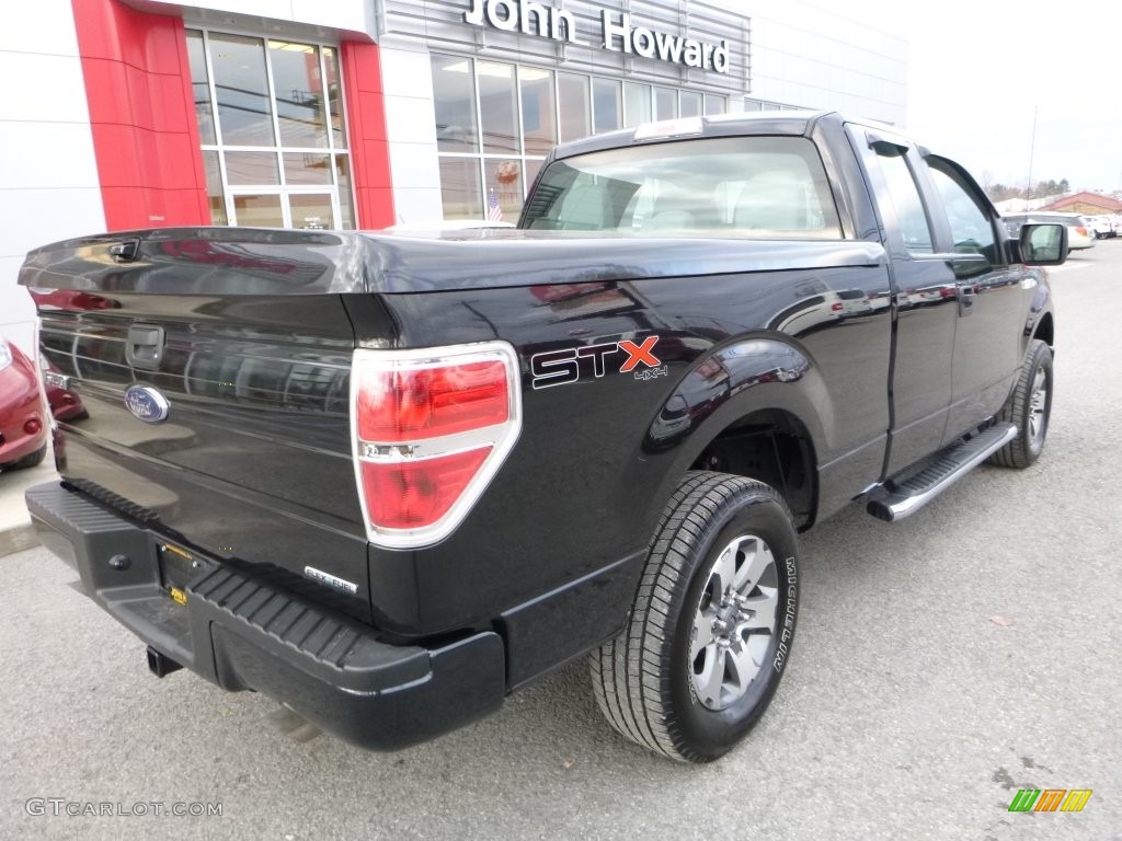 2013 F150 FX4 SuperCab 4x4 - Tuxedo Black Metallic / Steel Gray photo #8