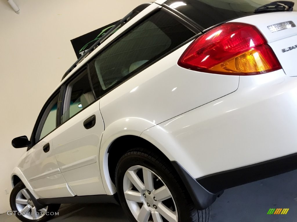2007 Outback 2.5i Wagon - Satin White Pearl / Taupe Leather photo #23