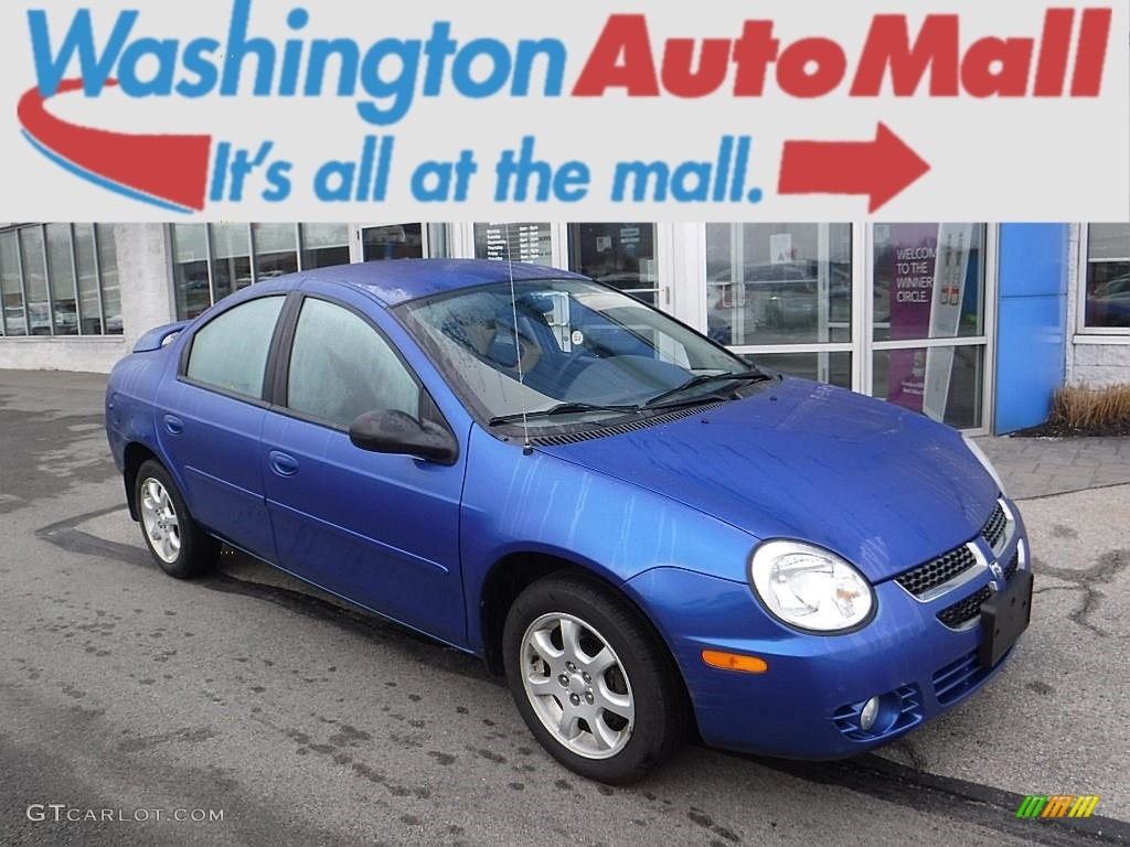 2004 Neon SXT - Electric Blue Pearlcoat / Dark Slate Gray photo #1