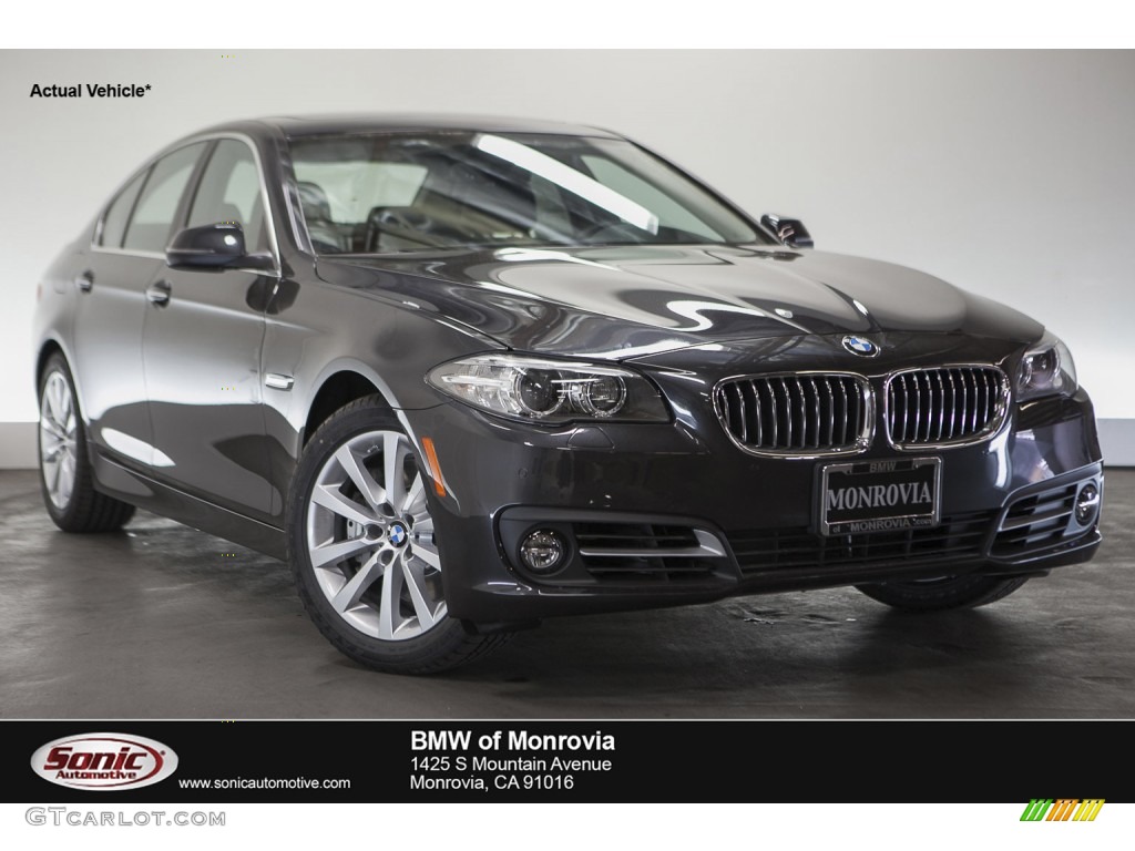 2016 5 Series 535i Sedan - Dark Graphite Metallic / Black photo #1