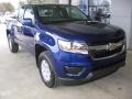 2016 Laser Blue Chevrolet Colorado WT Extended Cab  photo #1