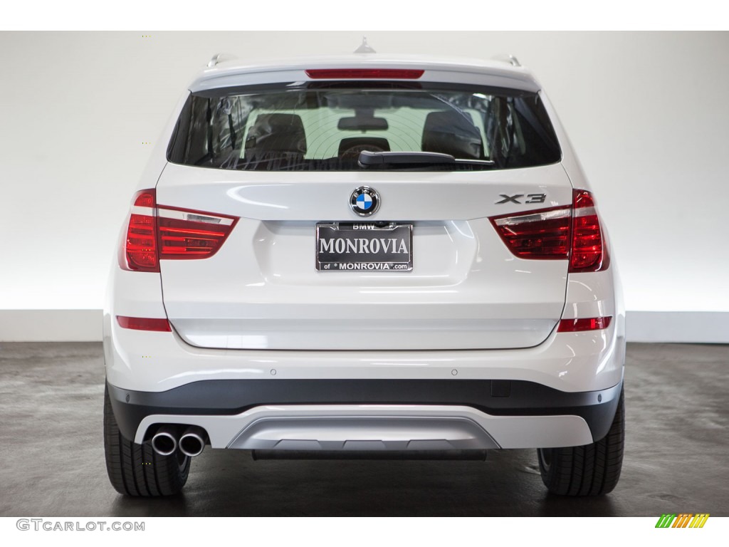 2016 X3 xDrive28i - Mineral White Metallic / Saddle Brown photo #4