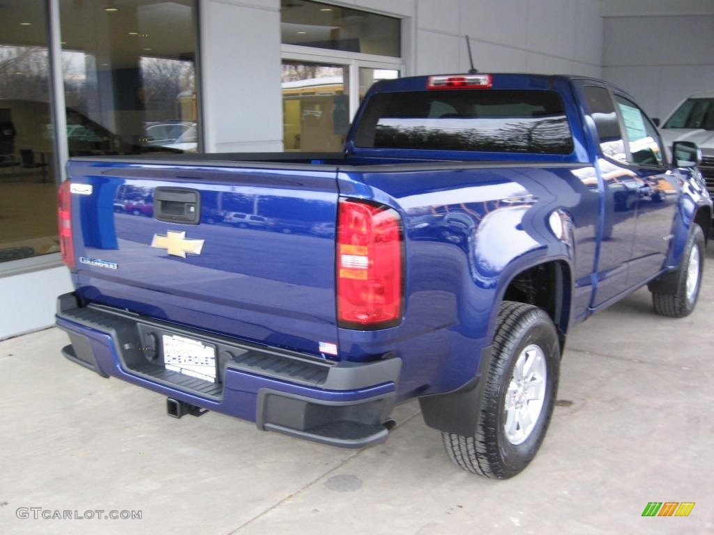 2016 Colorado WT Extended Cab - Laser Blue / Jet Black/Dark Ash photo #16