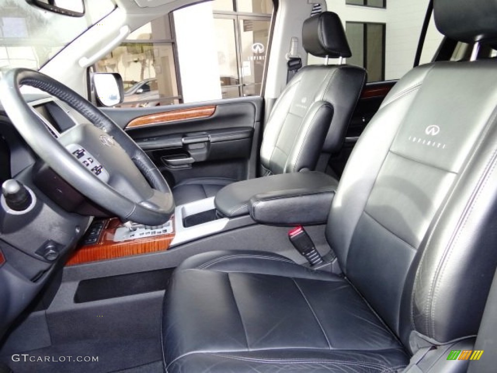 2010 QX 56 - Liquid Onyx Black / Graphite photo #14