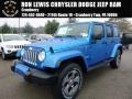 Hydro Blue Pearl 2016 Jeep Wrangler Unlimited Sahara 4x4