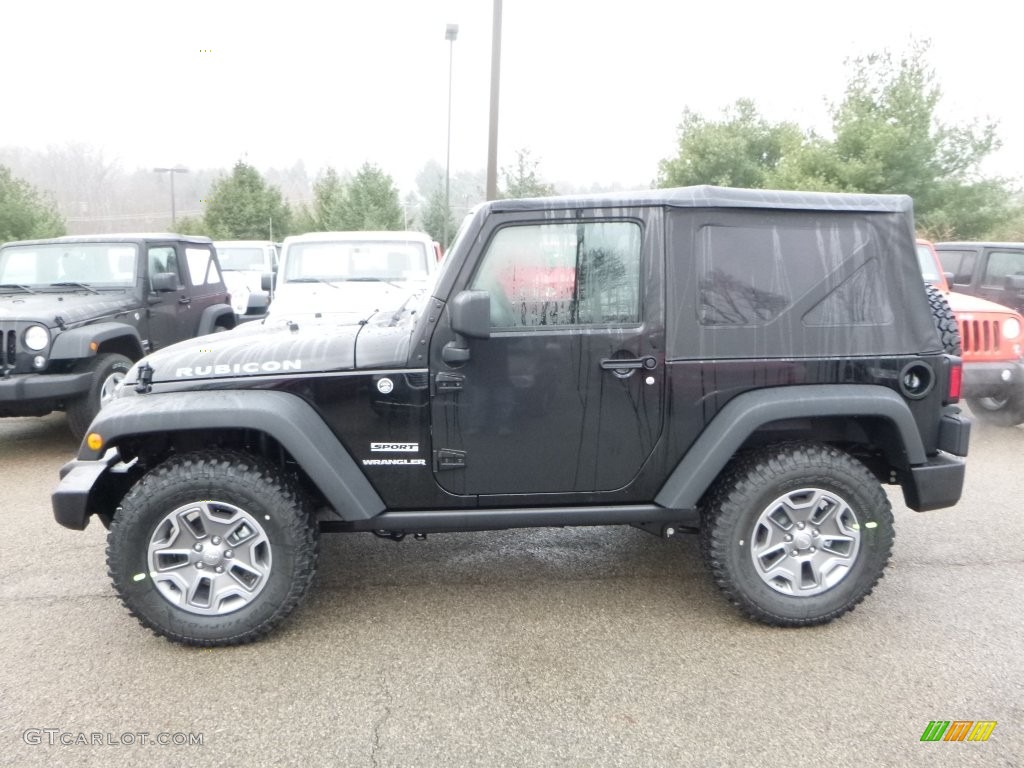 Black 2016 Jeep Wrangler Rubicon 4x4 Exterior Photo #109313498