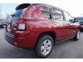 2016 Deep Cherry Red Crystal Pearl Jeep Compass Latitude  photo #3