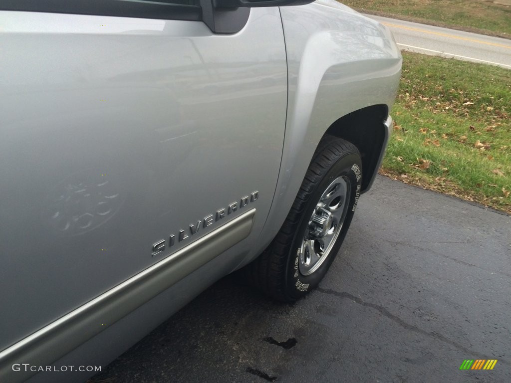 2011 Silverado 1500 LS Extended Cab - Sheer Silver Metallic / Dark Titanium photo #8