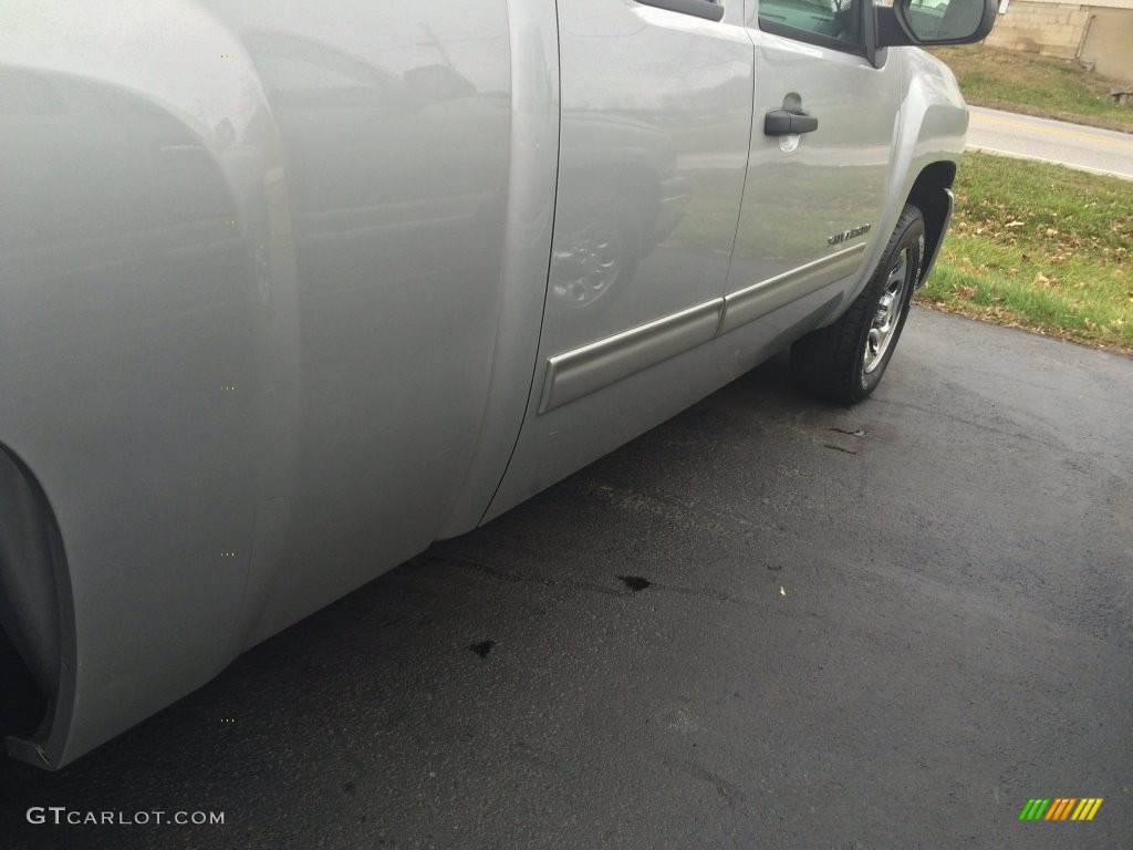 2011 Silverado 1500 LS Extended Cab - Sheer Silver Metallic / Dark Titanium photo #16