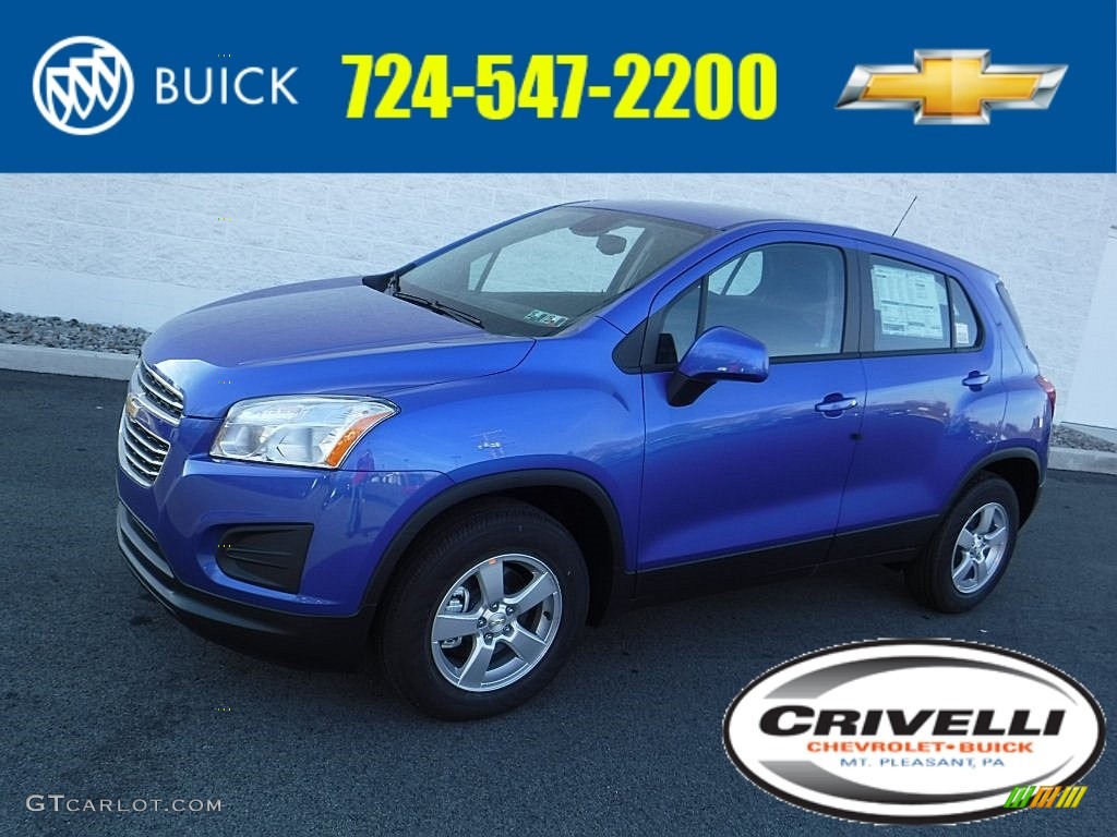 2016 Trax LS AWD - Brilliant Blue Metallic / Jet Black photo #1