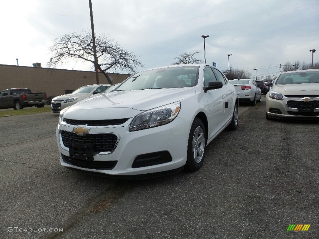 2016 Malibu Limited LS - Summit White / Jet Black/Titanium photo #2
