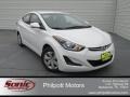 2016 White Hyundai Elantra SE  photo #1